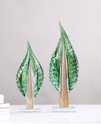 Vintage Art Hand-Blown Glass Rooster Figurine