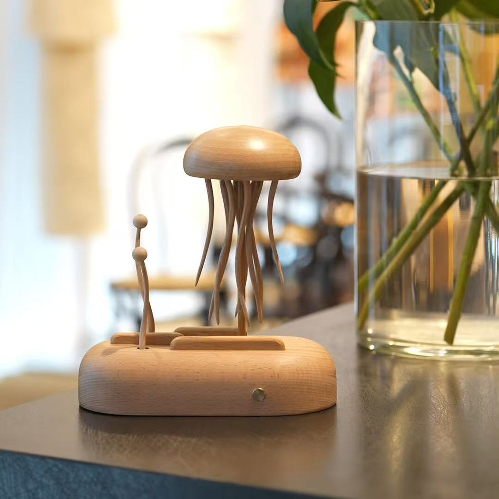 Artisan Wooden Jellyfish Automaton V2